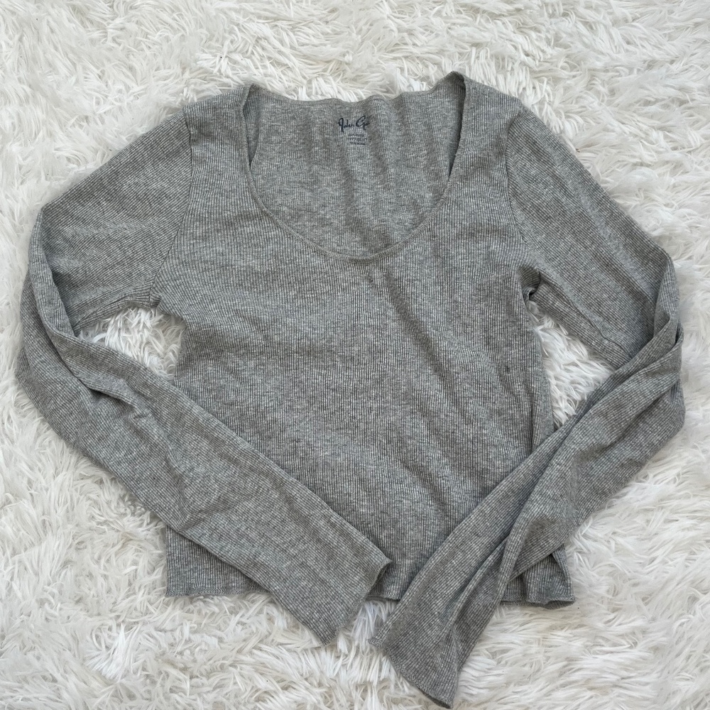 Brandy Melville Gray Long Sleeve
